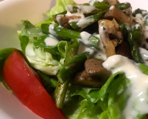 Roasted Asparagus & Mushroom Salad With Creamy Mustard Dress Recipe - Food.com