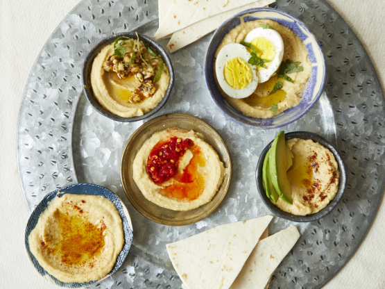 Hummus With Flavor Variations
