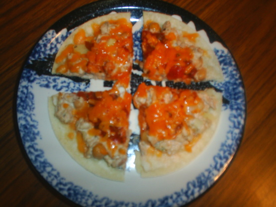 Quick Tortilla Pizzas Recipe - Food.com