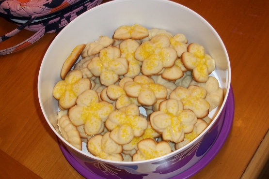 Lemon-Cheese Spritz Cookies Recipe - Genius Kitchen