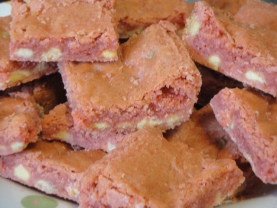 Strawberry Nesquik Brownies Recipe