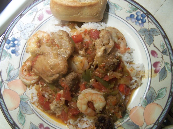 Chicken, Shrimp, and Sausage Stew Recipe - Southern.Food.com
