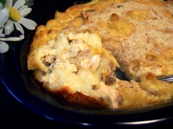 Salmon-Macaroni Casserole