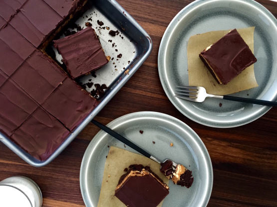 Fudgy Salty Peanut Butter Brownies Recipe - Genius Kitchen