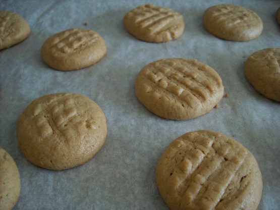 &amp;quot;fooled Me&amp;quot; Flourless Peanut Butter Cookies Recipe  - Food.com
