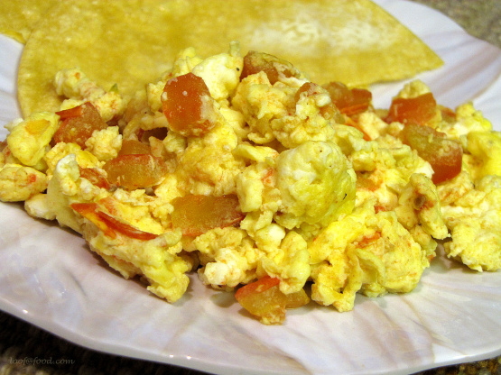 Huevos Pericos Colombian Scrambled Eggs) Recipe - Genius Kitchen