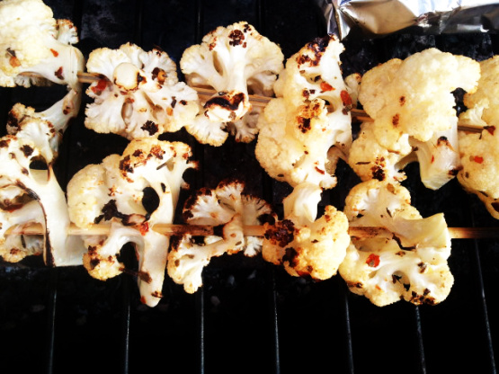 Grilled Cauliflower Skewers