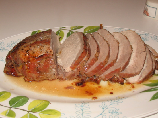 Maple Glazed Pork Roast With Sweet Potatoes Recipe - Food.com