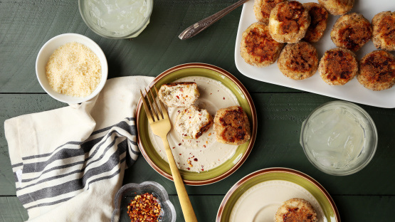 Cheesy Artichoke Chicken Balls