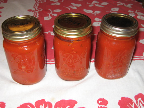 Spaghetti Sauce for Canning Recipe - Food.com