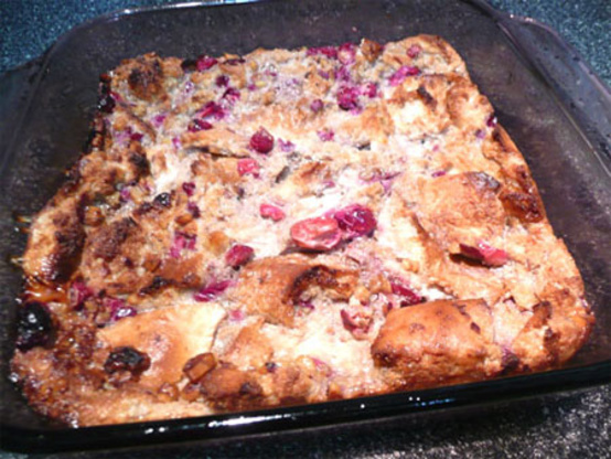 Cranberry Bread Pudding