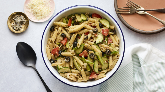 Cheesy & Colorful Pasta Salad Recipe - Food.com