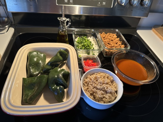 Spicy Chorizo Stuffed Poblano Peppers With Cheese Recipe - Food.com