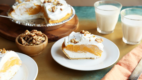 Double Layer Pumpkin Pie