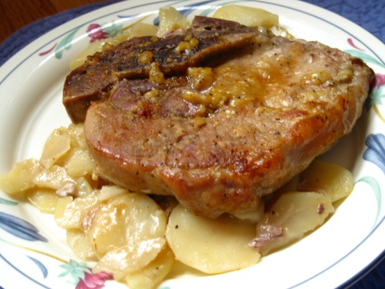 Pork Chops And Scalloped Potatoes Recipe - Genius Kitchen