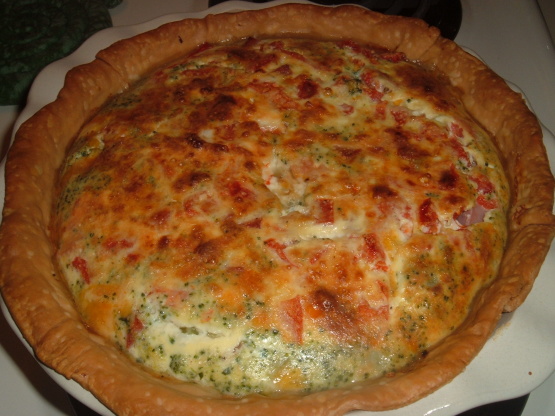 Ham-Broccoli Quiche Recipe - Genius Kitchen