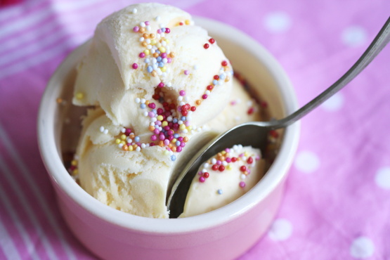 Creamy Birthday Cake Batter Ice Cream Recipe - Food.com