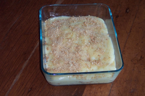 Banana Graham Cracker Pudding