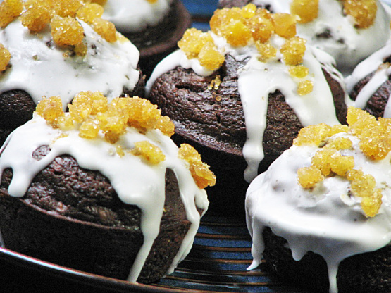 Giant Pumpkin Muffins With Molasses-Ginger Glaze Recipe - Food.com