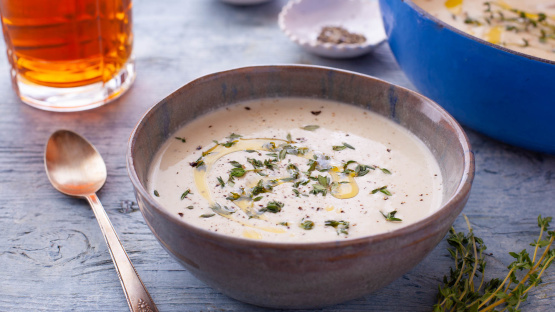 Gourmet's Roasted Cauliflower Soup