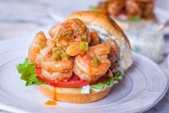 Cajun Shrimp Burger Recipe - Genius Kitchen