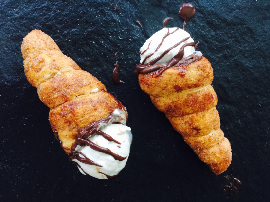 yolk recipes egg 4 Churro Recipe Cones  Kitchen Genius Ice Cream