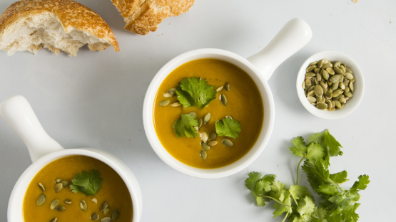 Instant Pot Curry Ginger Squash Soup