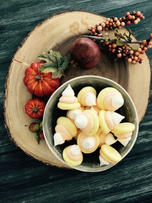 Candy Corn Meringues