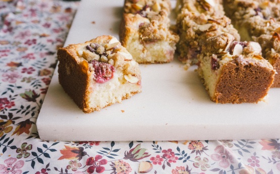 Raspberry Coffee Cake