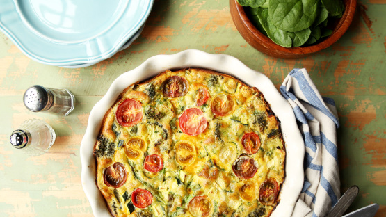 Magic Crust Blender Quiche
