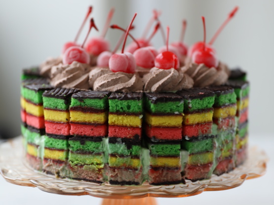 Rainbow Cookie Ice Cream Cake Recipe Genius Kitchen