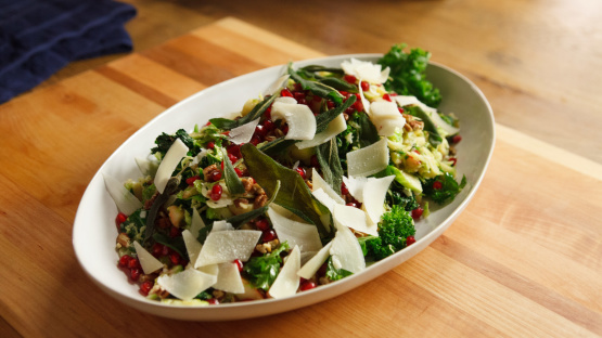 Warm Brussels Sprout Salad
