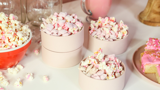 Pink Popcorn Puppy Chow