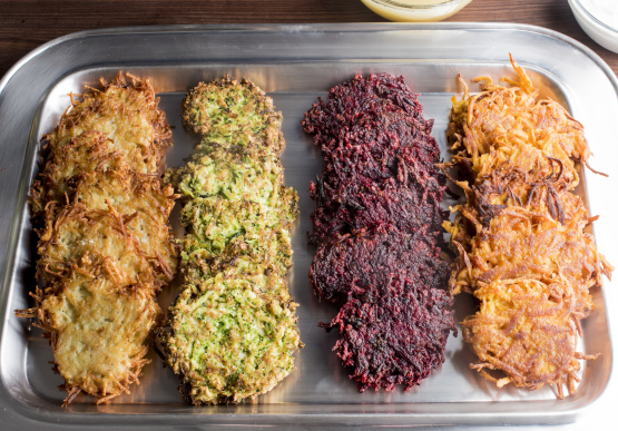 Rainbow Latkes