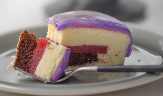 White Chocolate Mousse Mirror Cake Recipe Genius Kitchen