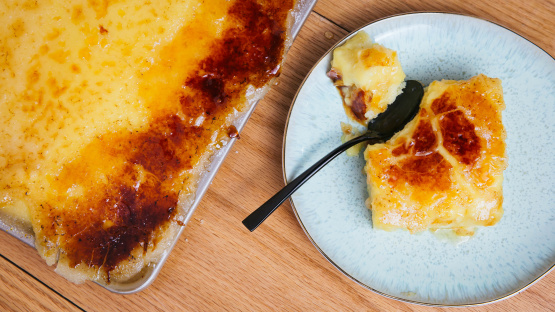 Creme Brulee Sheet Cake