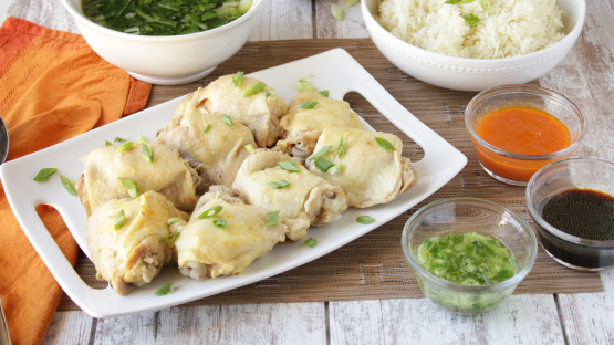 Instant Pot Hainanese Chicken & Rice