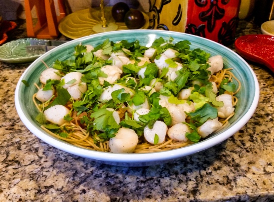 Scallop Whole-Wheat Pasta Recipe - Food.com
