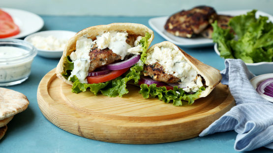 Greek Turkey Burgers
