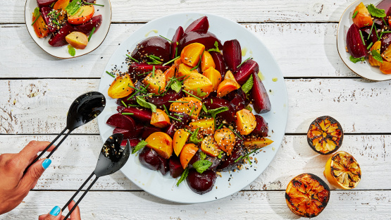 Grilled Beet & Charred Citrus Salad