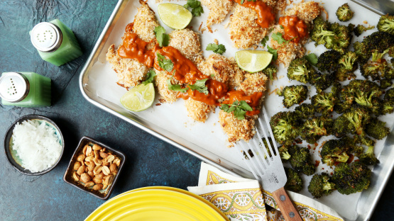 Thai Peanut Coconut Chicken