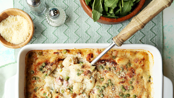 Creamy Ham & Gnocchi Bake