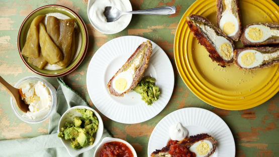 Southwest Scotch Egg Rellenos