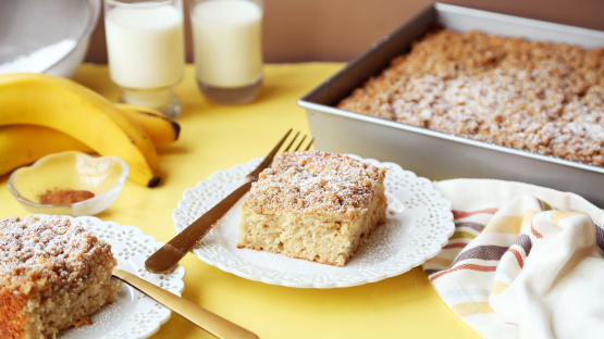 Greek Yogurt Banana Coffee Cake