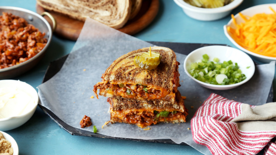 Sloppy Joe Grilled Cheese