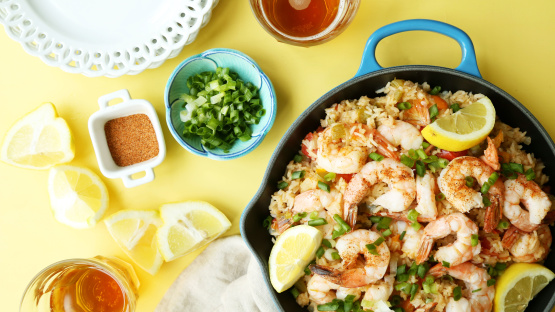 Cajun Shrimp & Rice Skillet