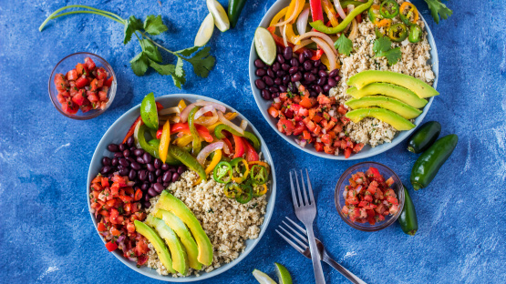 Cauliflower Rice Burrito Bowl