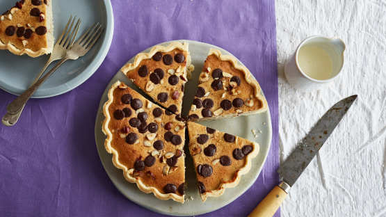Banana Chocolate Hazelnut Tart