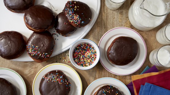 Copycat Dunkin' Donuts Boston Creme Donuts