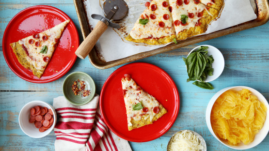 Spaghetti Squash Pizza Crust